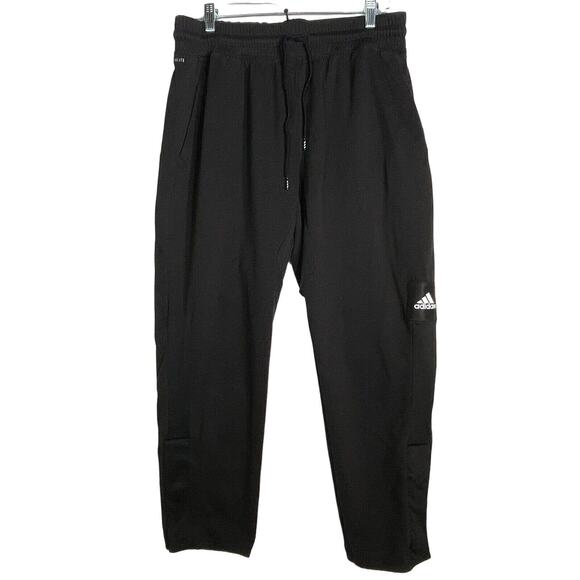Adidas Climalite Black Basketball Warm Up Pants Men’s Large - Picture 1 of 8